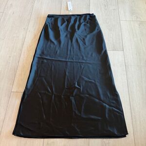 Topshop Satin Midi Skirt size 6